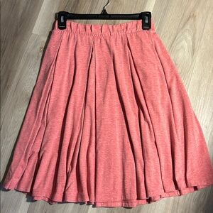 LuLaRoe Pink Skirt with Pockets